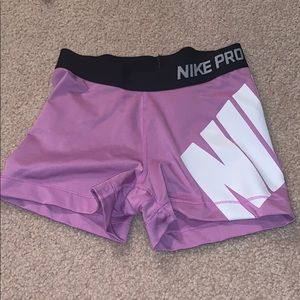 Lilac Nike Pro Spandex